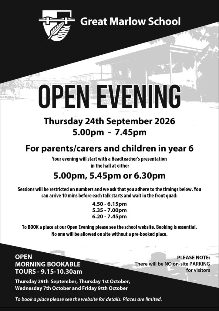 GMS Open Evening ad