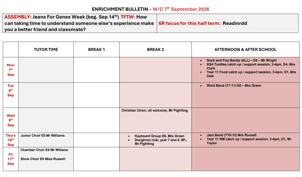 Enrichment Bulletin 07 09